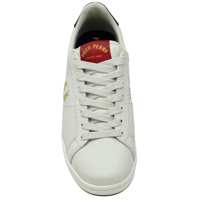 Fred perry white leather trainers 2025