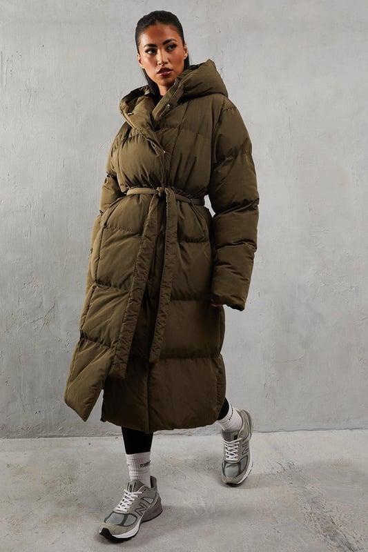Hooded Longline Padded Coat