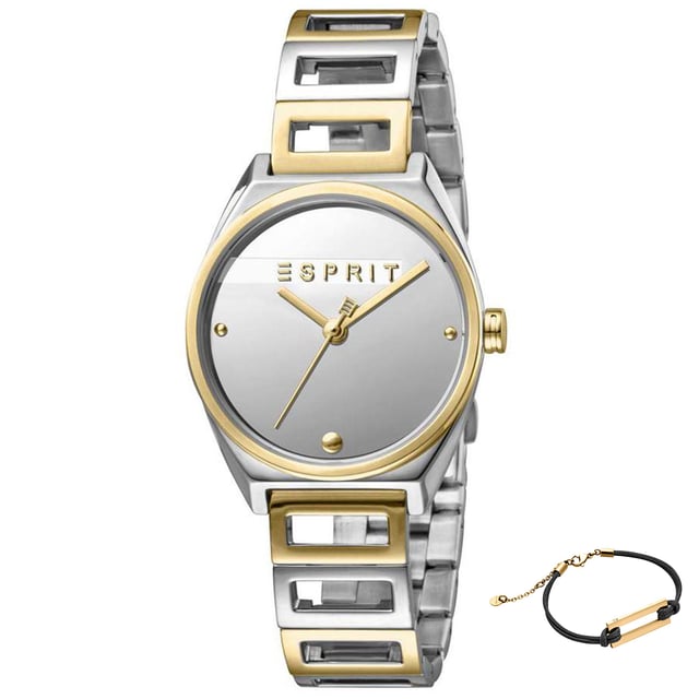 <tr><td>Gender</td><td>Women</td></tr><tr><td>Main color</td><td>Silver</td></tr><tr><td>Clockwork</td><td>Quartz: Battery</td></tr><tr><td>Display format</td><td>Analog</td></tr><tr><td>Water resistance</td><td>3 ATM</td></tr><tr><td>Closure</td><td>Folding Clasp</td></tr><tr><td>Functions</td><td>No Extra Funktion</td></tr><tr><td>Case color</td><td>Silver</td></tr><tr><td>Case material</td><td>Stainless Steel</td></tr><tr><td>Case width</td><td>30mm</td></tr><tr><td>Case length</td><td>30mm</td></tr><tr><td>Facing</td><td>None</td></tr><tr><td>Wristband color</td><td>Silver</td></tr><tr><td>Wristband material</td><td>Stainless Steel</td></tr><tr><td>Strap connecting width</td><td>14mm</td></tr><tr><td>Wrist circumference (max.)</td><td>180mm</td></tr><tr><td>Shipment includes</td><td>Watch Box, Documentation</td></tr><tr><td>Style</td><td>Fashion</td></tr><tr><td>Color</td><td>Gold</td></tr><tr><td>Metal</td><td>Stainless Steel</td></tr><tr><td>Material</td><td>Metal</td></tr><tr><td>Gemstone & Pearls</td><td>Rhinestone</td></tr><tr><td>Style</td><td>Bracelet</td></tr><tr><td>Surface</td><td>Polished</td></tr><tr><td>Length</td><td>175mm</td></tr><tr><td>Thickness</td><td>12mm</td></tr><tr><td>Case height</td><td>8mm</td></tr><tr><td>Glass</td><td>Mineral Glass</td></tr><tr><td>Display color</td><td>Silver</td></tr><tr><td>Power reserve</td><td>No automatic</td></tr><tr><td>bezel</td><td>none</td></tr>