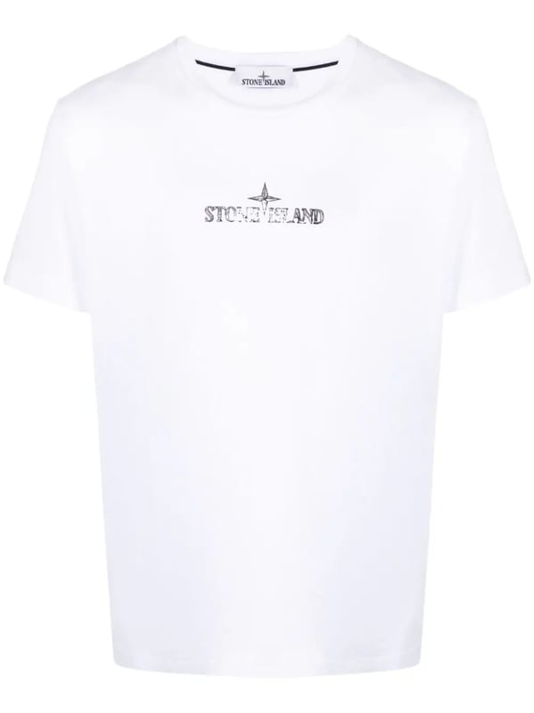 Stone island discount print t shirt
