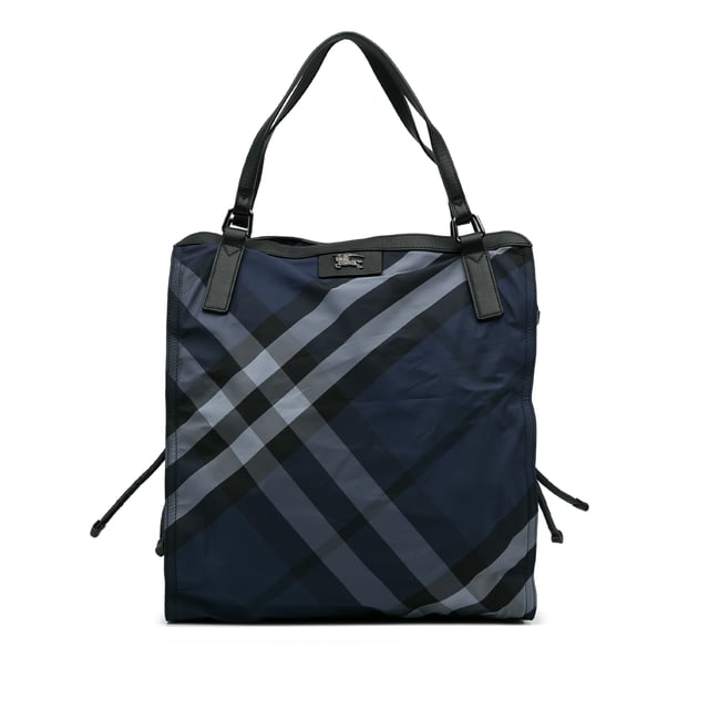 Burberry packable nylon on sale tote