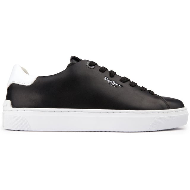These Court-inspired Streetwear Trainers Camden By Pepe Jeans London Feature Recycled Leather Uppers And Other Premium Materials, A Lace-up Fastening, A Heat-sealed Pepe Jeans Logo On The Sides, Branding On The Contrast Heel, And A Cupsole. Wear This Classic Sneaker On A Laid-back Day Out Or An Evening Around Town.