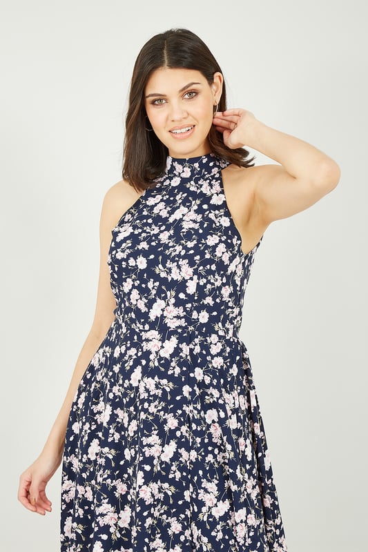 Mela london floral print high low dress hotsell
