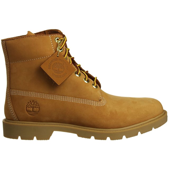 The Timberland Premium 6-Inch Men's Yellow Boots are a classic and iconic choice for men who appreciate rugged and stylish footwear. Here are the key features of these boots:

 Yellow Nubuck Leather:  These boots are typically constructed with premium yellow nubuck leather, which is not only stylish but also durable and resistant to wear and tear.

 Classic 6-Inch Height:  The 6-inch height is a signature feature of Timberland boots. It provides ankle support and protection, making them ideal for various outdoor activities.

 Waterproof Construction:  Timberland is known for its waterproof boots, and the Premium 6-Inch Boots are no exception. They often feature seam-sealed construction and waterproof leather to keep your feet dry in wet conditions.

 Padded Collar and Tongue:  These boots usually come with a padded collar and tongue, enhancing comfort and reducing the risk of chafing or discomfort during wear.

 Lace-Up Closure:  The boots typically feature a secure lace-up closure system with rustproof hardware, allowing for a customized fit and ensuring durability over time.

 Anti-Fatigue Technology:  Some Timberland boots come with anti-fatigue technology in the midsole, providing all-day comfort and support, especially during long walks or hikes.

 Rubber Lug Outsole:  The rugged rubber lug outsole offers excellent traction and grip on various surfaces, making these boots suitable for outdoor adventures.

 Versatile Use:  While originally designed for outdoor and workwear, these boots have become a fashion statement and can be worn in various casual and urban settings.

 Timberland Branding:  These boots feature Timberland branding details, such as the iconic Timberland tree logo on the side and embossed branding on the tongue, representing the brand's reputation for quality and style.

In summary, the Timberland Premium 6-Inch Men's Yellow Boots are a durable and stylish choice for men who want both fashion and function in their footwear. With their waterproof construction, comfortable features, and iconic design, they are a versatile addition to your wardrobe, suitable for both outdoor activities and everyday wear. These boots are a classic symbol of Timberland's commitment to quality and rugged style.