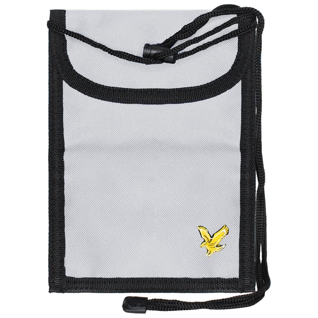 Lyle & Scott Herren Brustbeutel Schultertasche mit verstellbaren Riemen, Weiß, Logo, BA1202A Z804