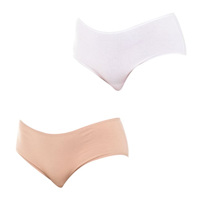 Pack of two culottes, made of elastic cotton.
 Tonal elastic waistband.
 Elastic and breathable fabric.
 Matching interior lining.
 Seams seen in tone.
 Composition: 95% Cotton, 5% Elastane
 Care:
Wash at max temperature 40º.
 - Do not use bleach.
 - Do not use dryer.
 - Do not iron.
 - Do not dry clean.