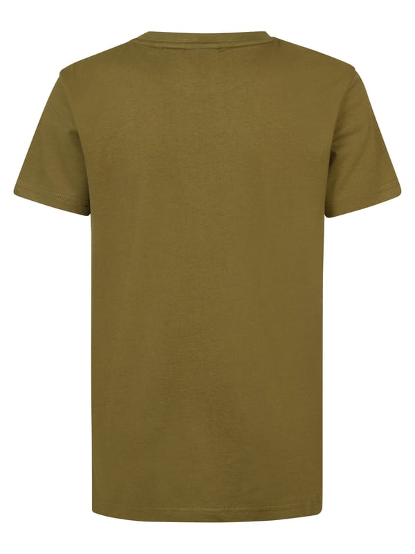 T-Shirt mit Rundhalsausschnitt und kurzen Ärmeln. Dieses T-Shirt ist mit einem im Brustbereich applizierten Petrol-Aufdruck versehen. Hergestellt aus 100 % Baumwolle. In verschiedenen Farben erhältlich. Du schwankst zwischen zwei Größen? Nimm die größere Größe! Kurzarm-T-ShirtRundhalsausschnittIm Brustbereich applizierter Petrol-Aufdruck100 % BaumwolleDas Model ist 150 cm groß und trägt Größe 152.