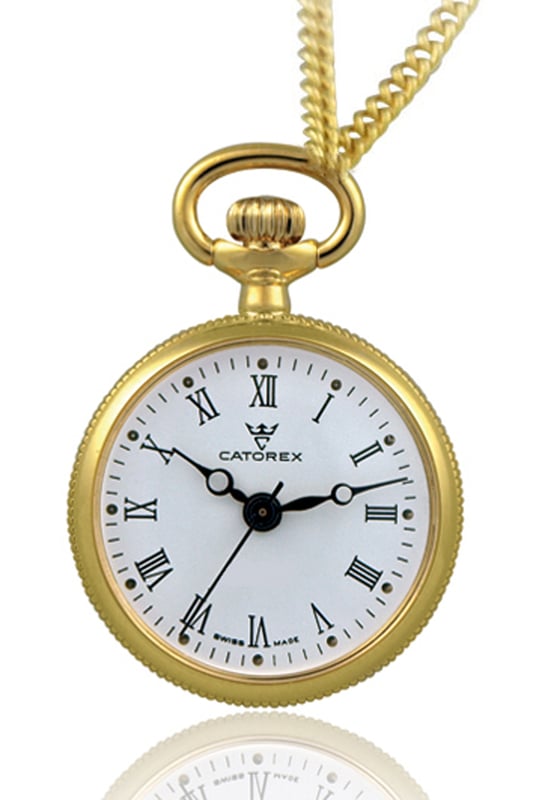 Catorex: Womens Les petites rayonnantes Pendant White Watch