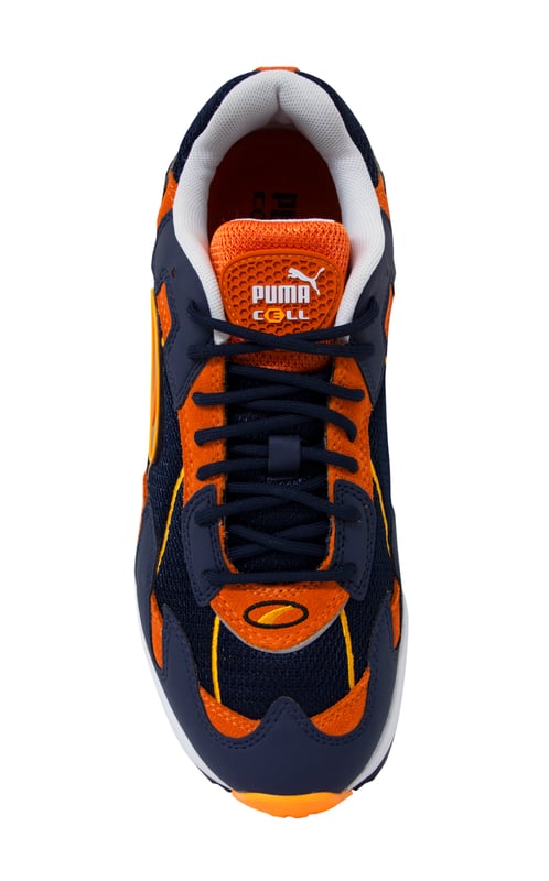 Puma Cell Ultra OG Mens Navy Orange Trainers