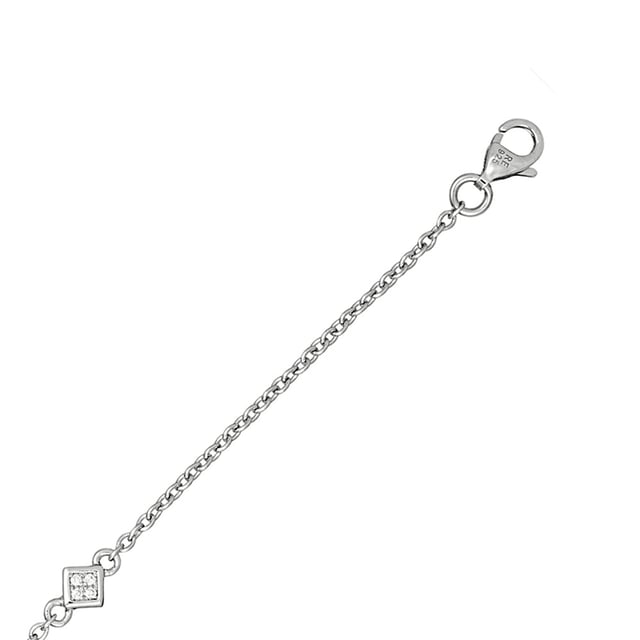This dazzling Bracelet for Women from Orphelia  is the perfect gift to spoil yourself or a loved one. The Bracelet is made out of 925 Sterling Silver, colored Silver at Length: 19 cm weighing in at 2.6 grams with a Width of 1.2 cm at its widest point. The Orphelia Women's 925 Sterling Silver Bracelet - Silver ZA-1000 is delivered in a stunning gift box and carries a two year warranty.