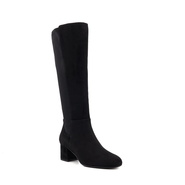 Dune Ladies Tawny Tawny Block Heeled Knee High Boots