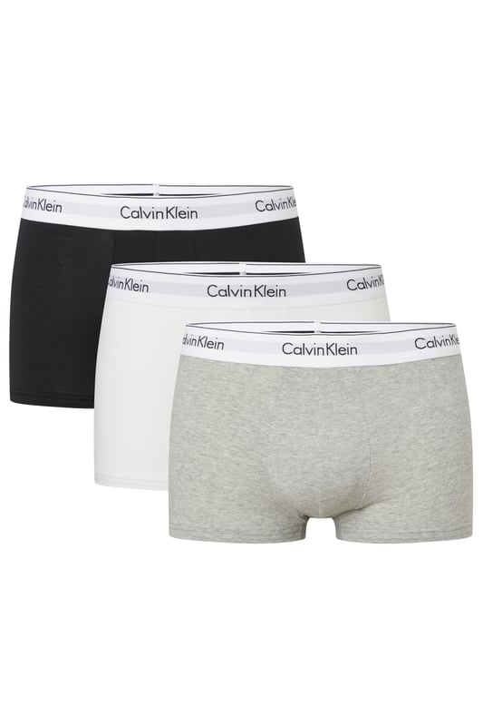 Calvin Klein Paquete de 3 Trunks para Hombre de Algodón Moderno con Stretch
