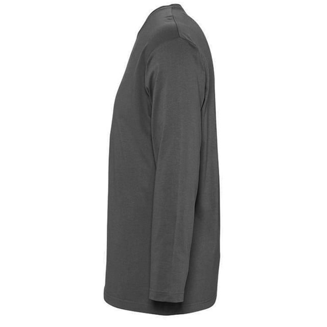 Taped back neck. Rib neckline. Tubular body. Twin needle neck, hemmed sleeves and hem. Fabric weight: 150 gsm. Material: 100% ringspun semi-combed cotton. Chest (to fit): S(36/38), M(38/40), L(41/42), XL(43/44), XXL(45/47).
