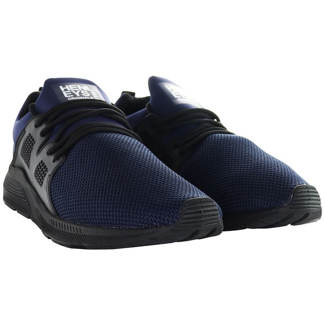 The Henleys Salendine Men's Running Trainers are meticulously crafted to enhance your running experience with a perfect blend of comfort, style, and performance. Here's what sets them apart:

 Streamlined Design:  The Salendine trainers boast a sleek and modern design, ensuring you look sharp both on and off the track.

 Breathable Mesh Upper:  Engineered with a breathable mesh upper, these trainers facilitate airflow to keep your feet cool and comfortable during even the most intense runs.

 Lightweight Construction:  Constructed with lightweight materials, the Salendine trainers provide a feather-light feel, enabling effortless movement and agility with every step.

 Responsive Cushioning:  Featuring responsive cushioning in the midsole, these trainers offer excellent shock absorption and energy return, reducing fatigue and enhancing your overall performance.

 Durable Rubber Outsole:  The durable rubber outsole of the Salendine trainers delivers exceptional traction and grip on various surfaces, ensuring stability and confidence in every stride.