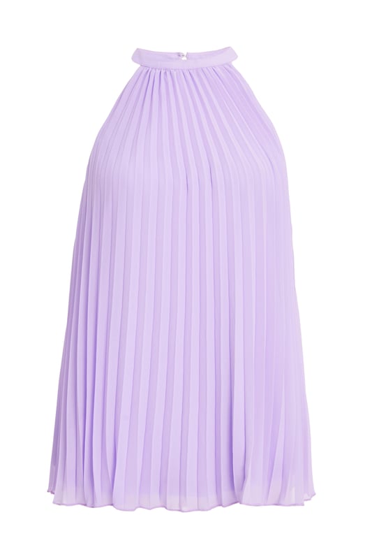 - Chiffon finish - High neckline - Pleated style - Model height: 5' 7" - Model wears uk 8 / us 4 / eur 36 - Always check the wash care label, cool hand wash with mild detergent