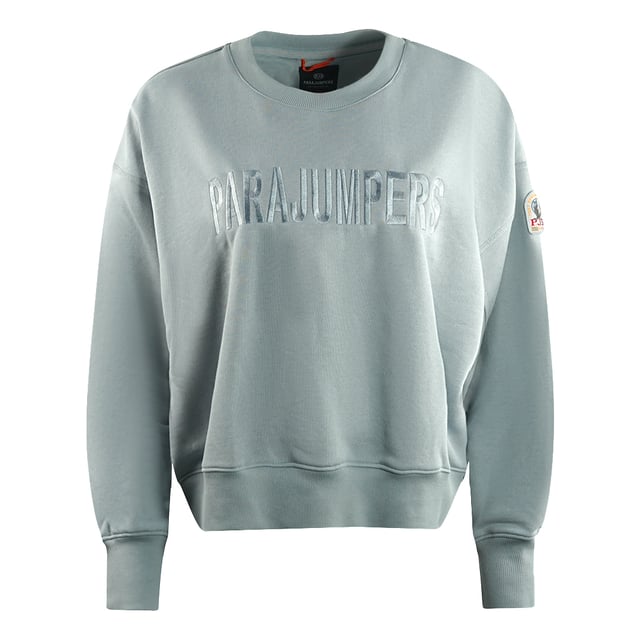 Blijf warm en stijlvol in de grijze trui van Parajumpers. Deze luxueuze damesjumper toont het merklogo groot over de borst. Offer geen stijl op voor comfort - maak een verklaring! Grote merklogo over PJs van de borst op de linker mouw, elastische tailleband en mouwen 86% katoen, 14% polyester, stijlcode: Melita 0220 UF31