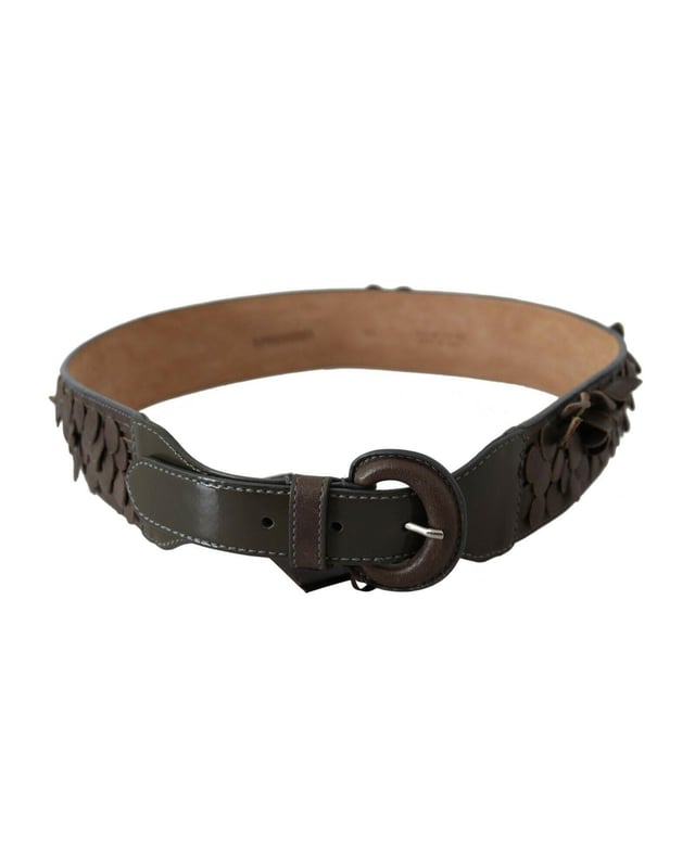 100% Authentic ERMANNO SCERVINO Leather Fringed Belt
  Crafted from brown leather
  Unique design with leather round fringes
  Buckle fastening
  Made in Italy
  Fashion belt
  Solid pattern
  Logo details
  Perfect accessory for enhancing your outfit
  Make a fashion statement