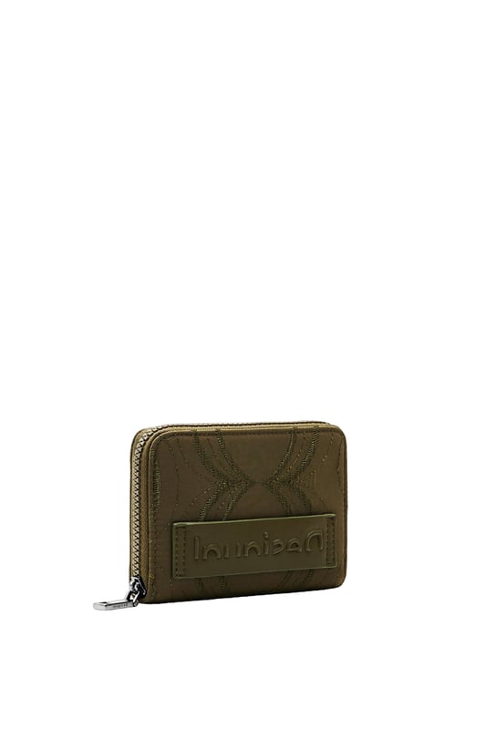 Marca: Desigual   Género: Mujeres   Tipo: Carteras   Color: Verde   Patrón: Liso   Cierre: Con Cremallera   Temporada: Otoño/invierno
