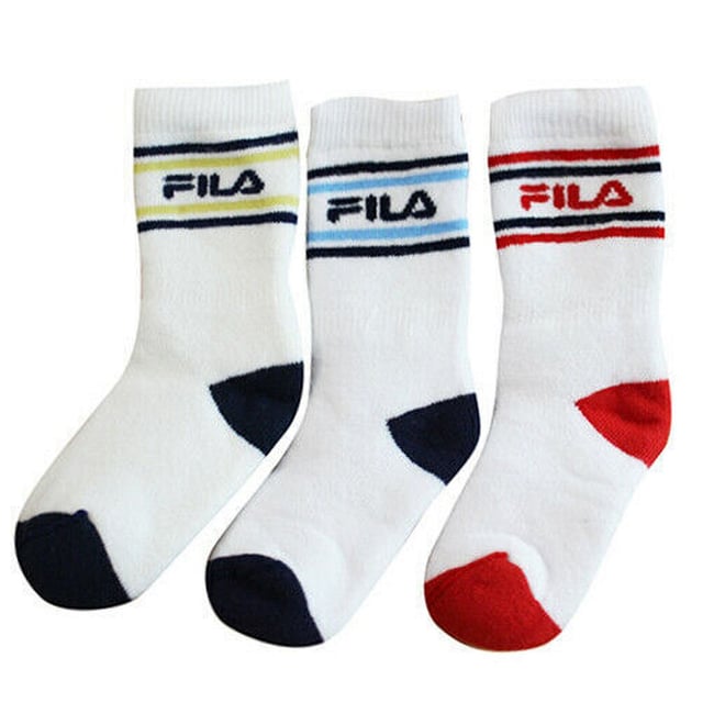 Fila 3-Pack Shoe Liner Multicoloured Kids Socks AC00684 900