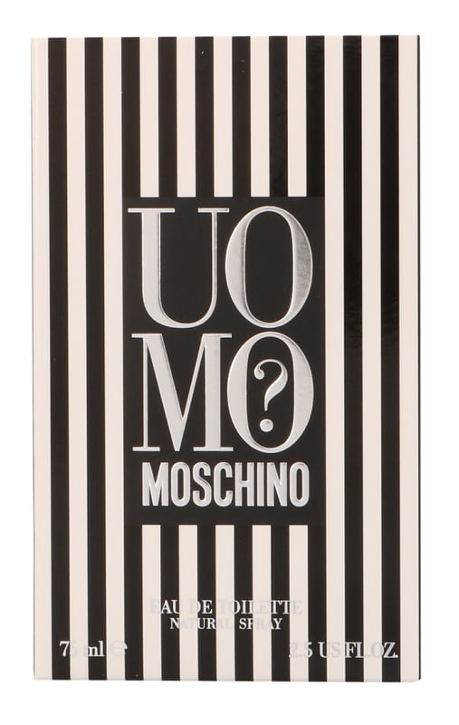 Moschino design house launched Uomo in 1998 as woody floral fragrance for men. Uomo notes consist of cyclamen cinnamon sage mahogany coriander jasmine musk cedar brazilian rosewood and ambergris to create this masculine aroma.