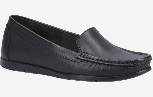 Tiggy is a stylish slip on leather moccasin shoe. Smooth leather upper with overlays and stitching accents. Lined inner to provide comfort throughout the day. Lightweight and stylish shoe for any occasion. Comfortable flat sole unit.
- Slip on fit moccasin
- Lightweight with casual styling perfect for any occasion
- Stitch detailing
- Comfortable flat and flexible sole