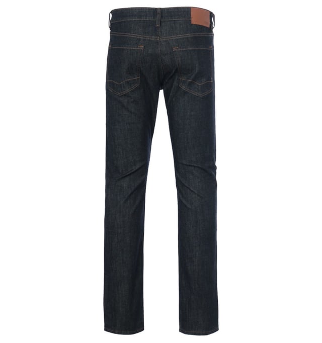 Refresh your jeans collection with premium jeans from BOSS. The Maine jeans boast a classic five-pocket design, cut to a regular fit with a straight leg. Crafted from super stretch denim that offers increased elasticity and shape retention. This version has been treated with a deep indigo dye wash for authentic appeal. Finished with subtle BOSS branding and leather branded jacron for a signature touch. Regular Fit Straight Leg, Stretch Cotton Denim, Belt Looped Waist, Five Pocket Design, Zip Button Fly Fastening, Deep Indigo Dye Wash, BOSS Branding. Style & Fit:Regular Fit, Fits True to Size. Composition & Care:98% Cotton, 2% Elastane, Machine Wash.