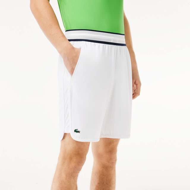 Mens Lacoste Sport x Daniil Medvedev Sportsuit Shorts Drawstring waist Regular fit  straight cut Tested by tennis players Silicone crocodile at hem