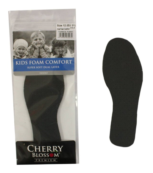 Cherry Blossom Childrens Insoles Foam Shoe Care grey
