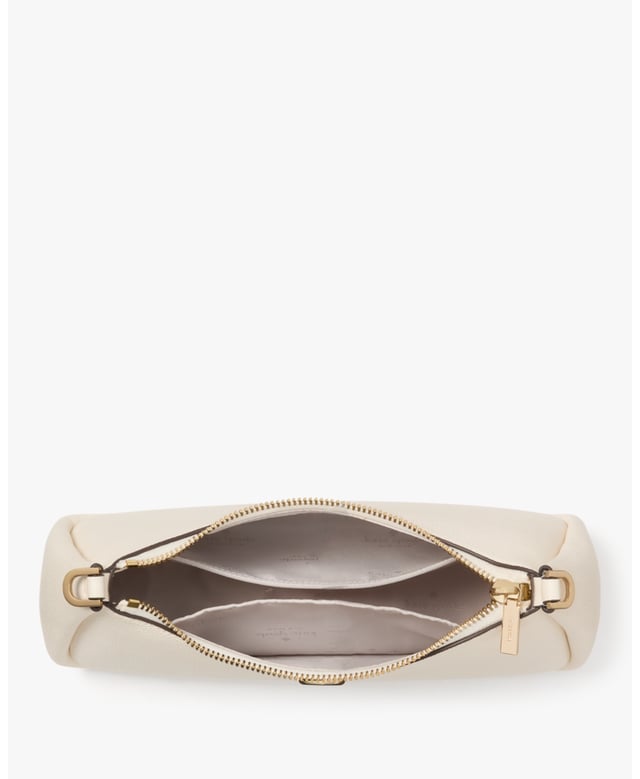 We Think A Shoulder Bag Should Be Two Things: Chic And Functional. This Pretty One Holds All Of Your Essentials--Wallet, Keys And Phone--And Has A Pocket To Stash Snacks (Be It Gummy Bears Or Almonds). Because Those Are Essential, Too., Kayla Pebbled Leather Convertible Shoulder Bag, Metal Spade, Back Zip Pocket,  Length: 8.00 Cm,  Width: 26.40 Cm,  Height: 16.00 Cm