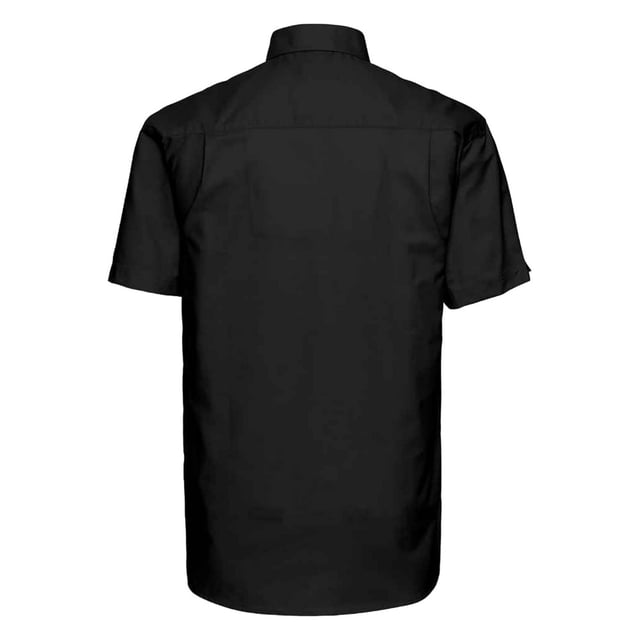 70% Cotton, 30% Polyester. Design: Plain. Pockets: 1 Chest Pocket. Neckline: Button-Down. Sleeve-Type: Short-Sleeved. Back Yoke, Curved Hem, Easy-Care.