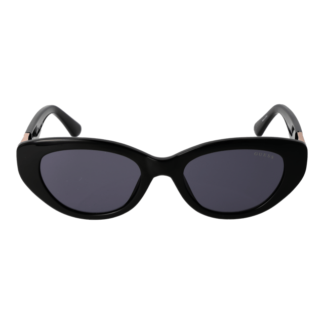 Gender: Women
Main color: Black
Extra: No extra
Frame color: Black
Frame material: Plastic
Lenses color: Grey
Lenses material: Plastic
Filter category: 3
Style: Oval
Lenses effect: No Extra
Protection: 100% UVA & UVB
Grosse: 51-19-140
Lenses width: 51
Lenses height: 36
Bridge width: 19
Frame width: 140
Temples length: 140
Spring hinge: No
Shipment includes: Branded case
Rim style: Full-Rim