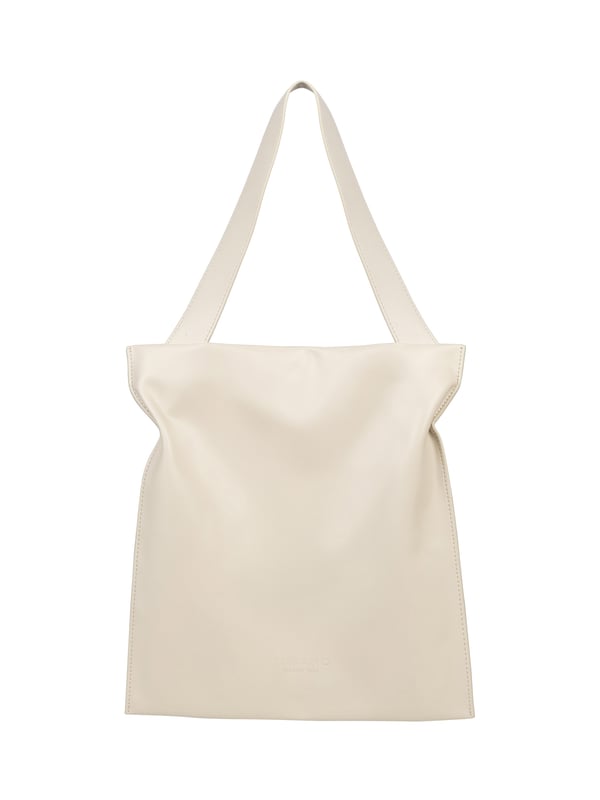 Bolso bandolera para mujer. El cierre es con imán. Los bolsillos internos son uno abierto. Los bolsillos externos están ausentes. Falta la correa para el hombro. El mango es de tereftalato de polietileno reciclado. Hay un compartimento interno. El material exterior es tereftalato de polietileno reciclado. Internamente es tereftalato de polietileno reciclado. Medidas: 30x32x1 cm. Producto de moda