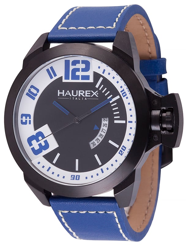 Haurex italy:storm blue dial watch