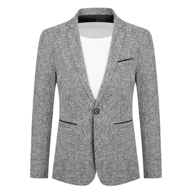 [Materialpflege] 89 % Polyester, 11 % Baumwolle, Knopfverschluss. MATERIAL: Premium-Polyester mit bequemem Futter aus 100 % Polyester – Das weiche, leichte und atmungsaktive Material bietet ganztägigen Tragekomfort und lässt sich das ganze Jahr über bei jedem Klima tragen. [Style-Design] DESIGN: Dieser solide Blazer hat ein Revers, 1 exquisiten Knopfverschluss, ist einreihig, 4-Knopf-Manschetten, 1 dekorative Brusttasche, 2 funktionelle seitliche Paspeltaschen und 1 Innentasche, 5 klassische Farboptionen. SLIM FIT: Dieser leichte Blazer ist an den Schultern leicht gepolstert und lässt sich leicht mit einem weißen T-Shirt oder Hemd, Chinos oder Jeans kombinieren und verleiht Ihnen einen knackigen und eleganten Look. ANLÄSSE: Geeignet für formelle und informelle Anlässe, den Alltag, Business, Büro, Arbeit, Schule, Zeremonie, Präsentation, Party, Feier, Abschlussball, Abendessen, Bankett, Fest, Show, Heimkehr, Hochzeit, Tanzen, Verabredungen, Konzert, Festival, Urlaub usw. PAKET ENTHÄLT: 1 * Blazer. Artikel fallen etwas kleiner aus als erwartet.