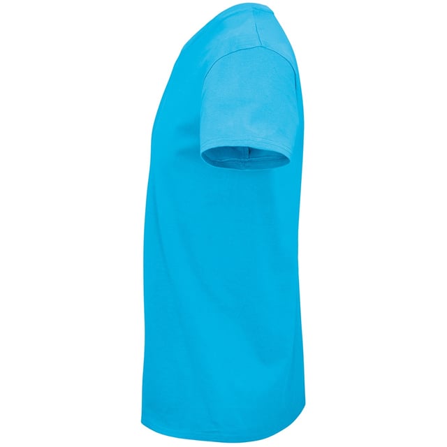 100% Semi-Combed Cotton. Fabric: Soft Touch. 150gsm. Design: Plain. Fit: Fitted. Neckline: Round Neck. Sleeve-Type: Short-Sleeved. Ribbed Collar, Taped Neck, Twin Needle Stitch, Unbranded Size Label. Conforms to Safety Standard: OCS100 Certified, Oeko-Tex Standard 100 Certified.