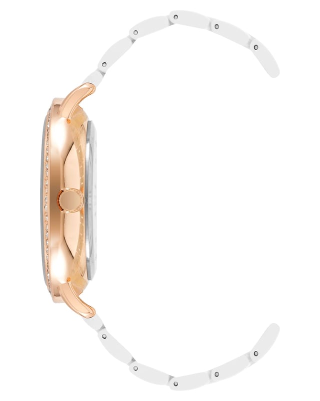 Geschlecht: Frauen
Hauptfarbe: Rose Gold
Uhrwerk: Quarz: Batterie
Anzeigeformat: Analog
Wasserdichtigkeit: 0 ATM
Verschluss: Faltschließe
Funktionen: Keine Zusatzfunktion
Gehäusefarbe: Rose Gold
Material des Gehäuses: Metall
Gehäusebreite: 36
Länge des Gehäuses: 36
Verkleidung: Rheinstein
Farbe des Armbands: Weiß
Material des Armbands: Metall
Breite der Armbandverbindung: 16
Umfang des Handgelenks (max.): 20.5
Lieferung umfasst: Uhrenbox
Stil: Mode
Gehäusehöhe: 8
Glas: Mineralglas
Displayfarbe: Weiß
Gangreserve: Keine Automatik
Lünette: keine
Uhren Extra: Keine