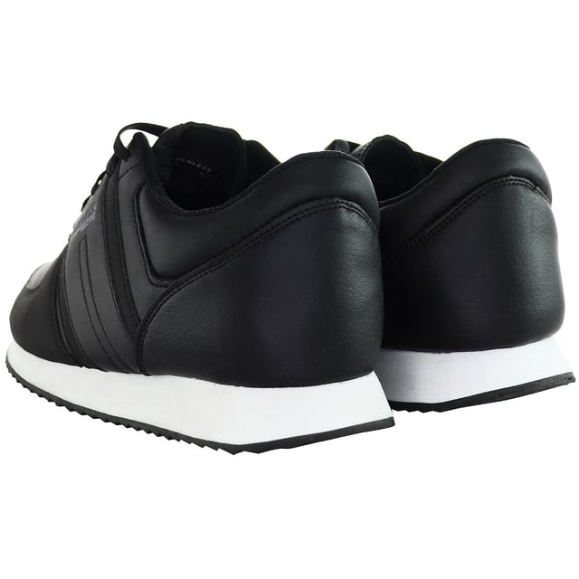 The Henleys Renner Men's Running Trainers are crafted to optimize your running performance while keeping you stylish and comfortable throughout your workouts. Here are the key features of these exceptional trainers:

 Modern Design:  The Renner trainers feature a contemporary design that seamlessly blends style with functionality, making them a perfect choice for both athletic activities and casual wear.

 Breathable Upper:  Engineered with a breathable mesh upper, these trainers ensure maximum airflow to keep your feet cool and dry, even during intense runs or workouts.

 Lightweight Construction:  Built with lightweight materials, the Renner trainers offer a feather-light feel, allowing for effortless movement and agility on the track or treadmill.

 Responsive Cushioning:  Equipped with responsive cushioning in the midsole, these trainers provide excellent shock absorption and energy return, helping to reduce fatigue and enhance your performance.

 Durable Outsole:  The durable rubber outsole of the Renner trainers offers exceptional traction and grip on various surfaces, ensuring stability and confidence with every stride.