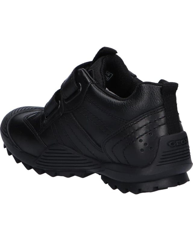 SHOES GEOX FOR BOY J0424A 00043 J SAVAGE Black, Padded insole, Nonslip soles, Flexible sole