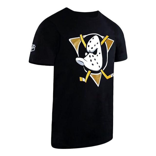 Fanatics NHL Anaheim Ducks Camiseta de hombre de la tripulación de manga corta Camiseta de hombre negro 1878mblk2adadu