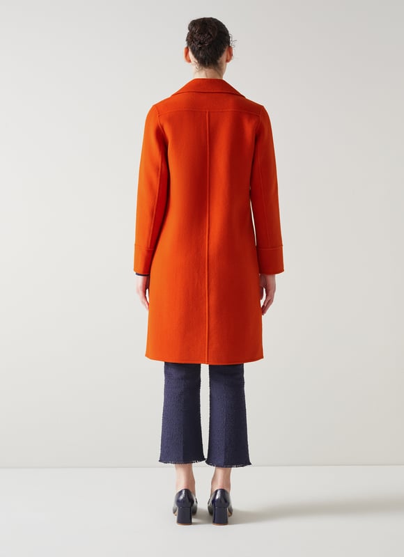 LK Bennett Greta Coats Orange