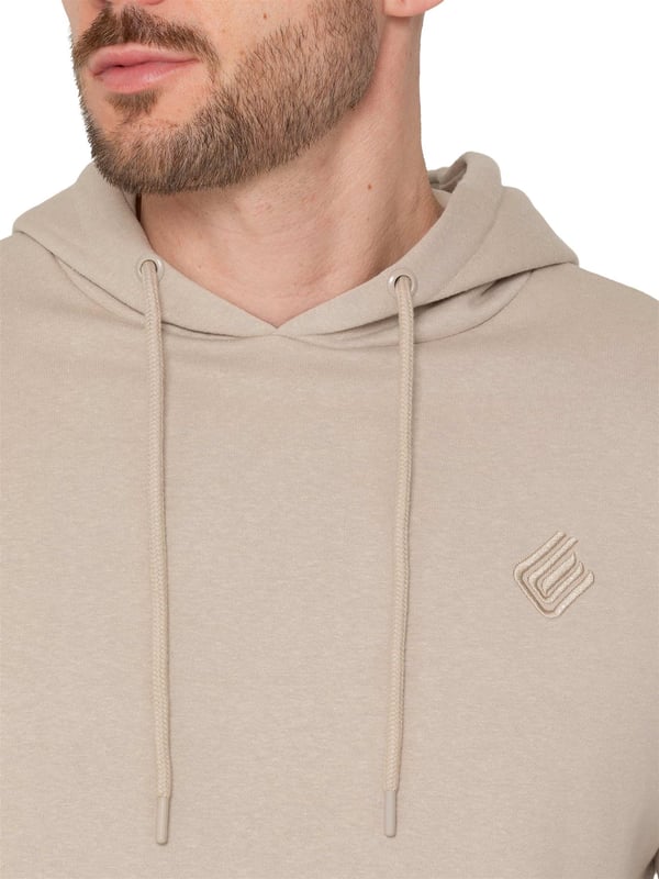 Refresh your casual wardrobe with this stylish men's hoodie. Made from a soft and comfortable blend of cotton and polyester, this regular-fit hoodie is designed with ribbed cuffs and hem, a drawstring hood, and kangaroo pockets for added convenience. The embroidered Enzo logo on the front adds a fashionable finishing touch, making it a must-have piece for effortless style.