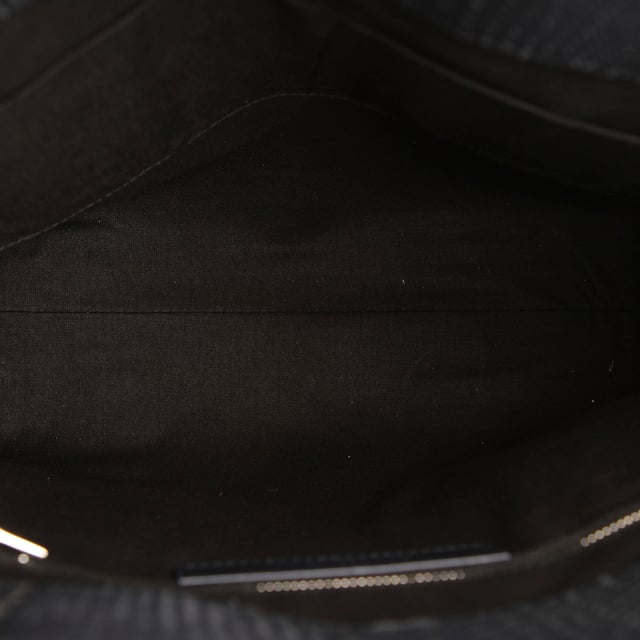 VINTAGE. RRP AS NEW. This satchel features a python body, a rolled leather handles, an adjustable and detachable shoulder strap, a top zip closure, and an interior zip and slip pockets.Exterior back is discolored. Exterior bottom is discolored. Exterior corners is discolored. Exterior front is discolored. Exterior handle is discolored. Exterior side is discolored. Studs is scratched and tarnished. Zipper is scratched and tarnished. Interior lining is discolored. Interior pocket is discolored.

Dimensions:
Length 36cm
Width 33cm
Depth 9cm
Hand Drop 12.5cm
Shoulder Drop 12.5cm

Original Accessories: Shoulder Strap

Serial Number: 370927 4035 F 528147
Color: Blue x Navy
Material: Leather x Python Leather x Leather x Calf
Country of Origin: Spain
Boutique Reference: SSU117914K1342


Product Rating: GoodCondition