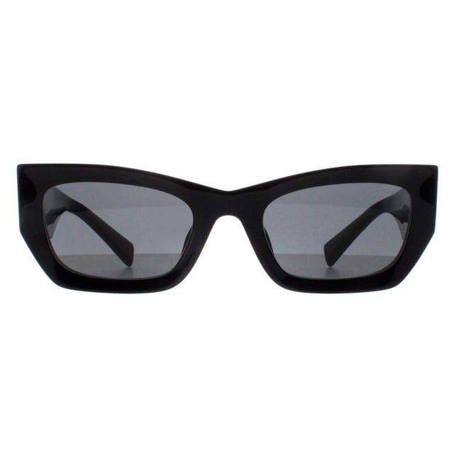 Las gafas de sol Miu Miu Rectangle Womens Black Dark Grey MU09WS presentan una montura rectangular única elaborada en acetato de primera calidad, que ofrece una sensación de ligereza y durabilidad. Las lentes no sólo garantizan una protección UV óptima, sino que también añaden un toque de modernidad. Adornadas con el icónico logotipo de Miu Miu en las patillas, las gafas de sol MU09WS están diseñadas para quienes adoptan el estilo atrevido con gracia. Eleve cualquier atuendo con estas impresionantes gafas y rebose confianza allá donde vaya.