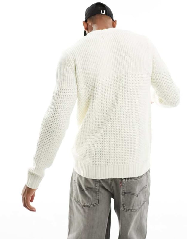 Jumpers & Cardigans by Only & Sons In knit to win knit Plain design Crew neck Long sleeves Regular fitSold By: Asos