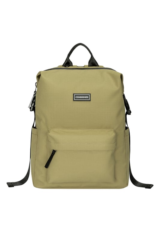 A double clip feature allows multi-functional use, enabling the bag to transform into 3 different designs depending on your needs. Key features include front, side & rear pockets for organised storage. Inside ensures maximum functionality with a generous internal capacity and 15 inch padded laptop sleeve - Fits Apple MacBook Pro 16 inch. Features: , Water Resistant, 15 inch padded laptop sleeve - Fits Apple MacBook Pro 16 inch & nested 9.7 inch tablet pocket with Velcro fastening, Waterproof zip top opening to main compartment, 100% Recycled body & lining polyester made from recycled plastic bottles [GRS certified fabric], Double clip feature which allows the bag to transform into 3 different designs, Front zip pocket with a storm flap and YKK zip, Quick access slip pockets on each side, Rear secure access waterproof zip pocket, Internal zip & slip pockets, Large size Style Ref: 50511 SAND