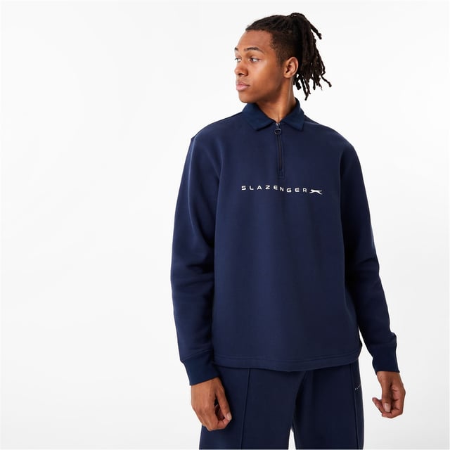 Slazenger feat. Aitch Mens Half Zip Sweatshirt