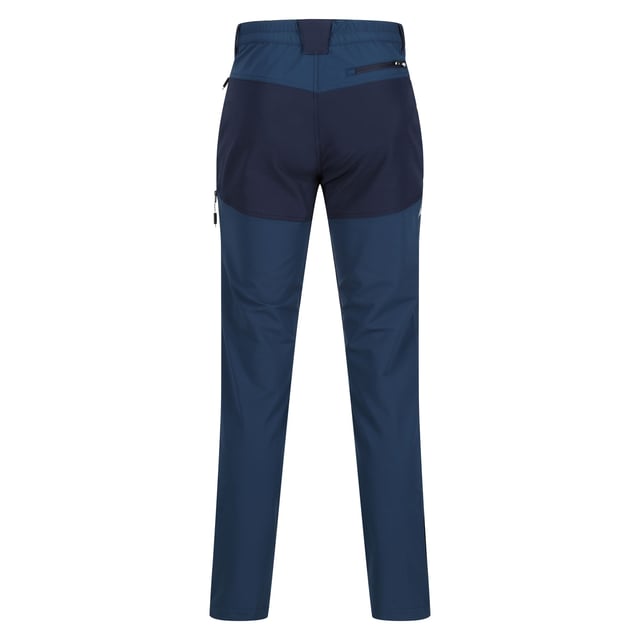 Material: Elastane, Polyester. Fabric: Stretch. Design: Logo. Fabric Technology: Isoflex, Water Repellent, Wind Resistant. Belt Loops, Side Zip Ankles, Ventilation Panels. Pockets: 2 Side Pockets, 1 Back Pocket, 1 Thigh Pocket, Zip. Waistline: Part Elasticated. Weatherproof.