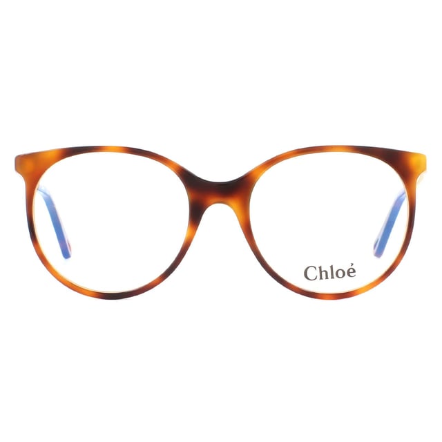 Chloe Round Havana Womens Glasses Frames