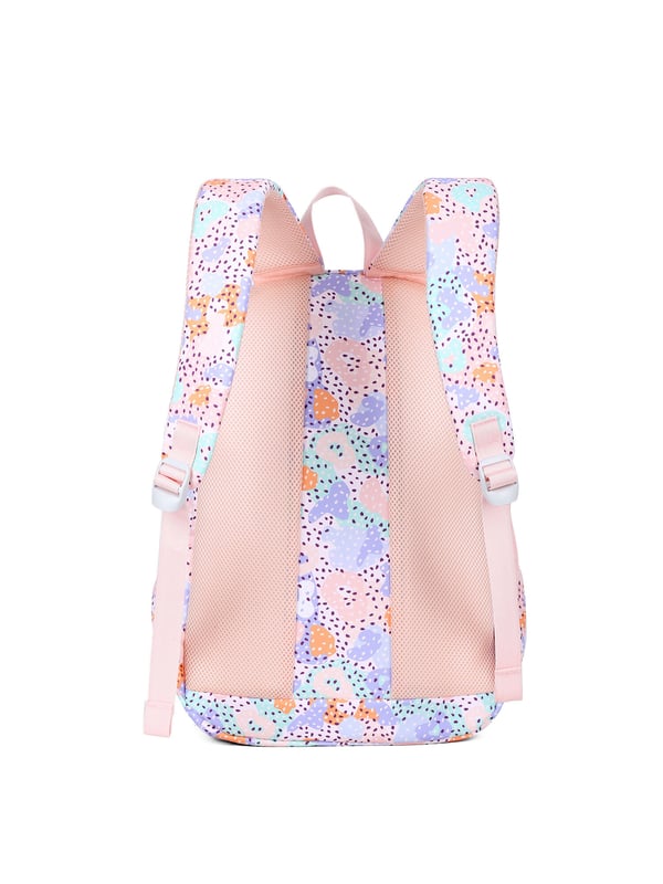 Mochila unisex. El cierre es con cremallera. Hay tres bolsillos internos abiertos. Hay tres bolsillos externos con cremallera y dos laterales abiertos. La bandolera es ajustable y extraíble en tejido. El mango está fabricado en nailon. Hay tres compartimentos internos. El material exterior es poliéster. Internamente está forrado en poliéster. Medidas: 30x17x43 cm. Producto de moda