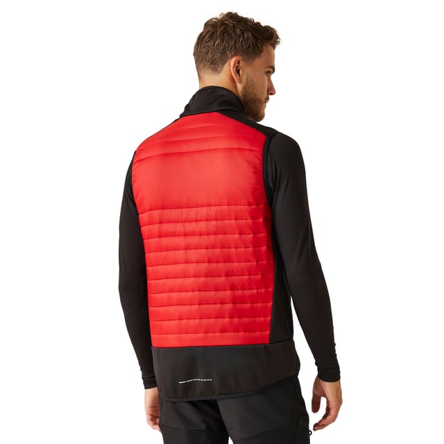 90% Polyester, 10% Elastane. Fabric: Extol Stretch, Knitted. Design: Contrast Colour, Reflective Detail. 37gsm. Fabric Technology: Insulating, Showerproof, Thermal, Warmloft, Water Repellent. Access For Decoration, Bound Armholes, Chin Guard, Cut Out Label, Elasticated Arm Holes, Inner Zip Guard, Panelled. Neckline: Bound, Elasticated, Funnel Neck. Sleeve-Type: Sleeveless. Pockets: 2 Chest Pockets, 2 Front Pockets, Zip. Fastening: Full Length, Zip. Hem: Bound, Elasticated. Sustainability: Ethical Trading Initiative, GRS Certified, Made from Recycled Materials, REACH, Sustainable Materials. XS: 36 in. S: 38 in. M: 40 in. L: 42 in. XL: 44 in. XXL: 48 in. 3XL: 51 in.